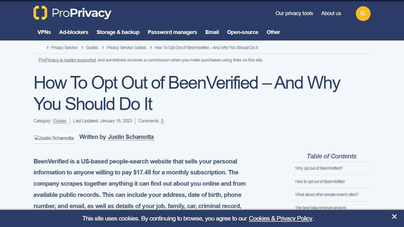 How To Opt Out of BeenVerified – And Why You Should Do It