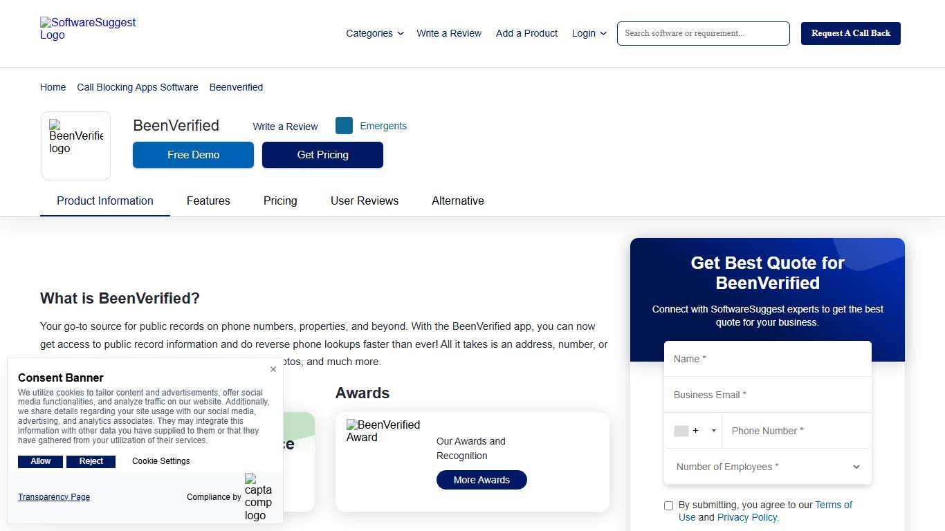 BeenVerified - Pricing, Features, and Details in 2026